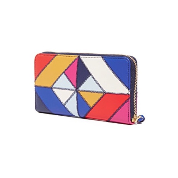 🚫SOLD🚫Tory Burch Stitched Zip Continental Wallet - Picture 2 of 4